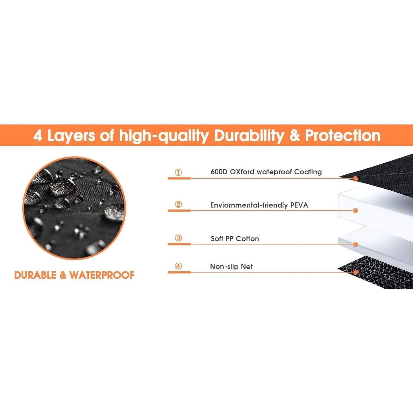 Ultimate Waterproof Dog Car Hammock