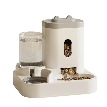 Automatic Pet Feeder & Water Dispenser – 2-in-1 Food & Drink Station
